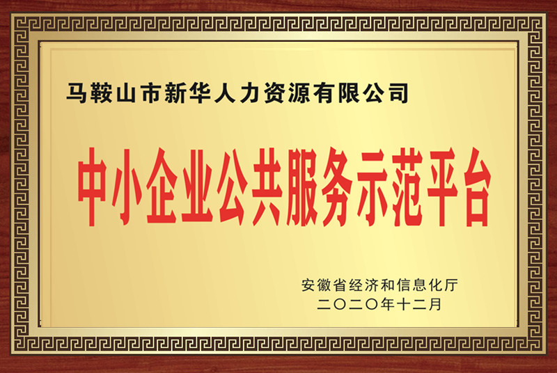 2020年安徽省中小企業(yè)公共服務(wù)示范平臺(tái)